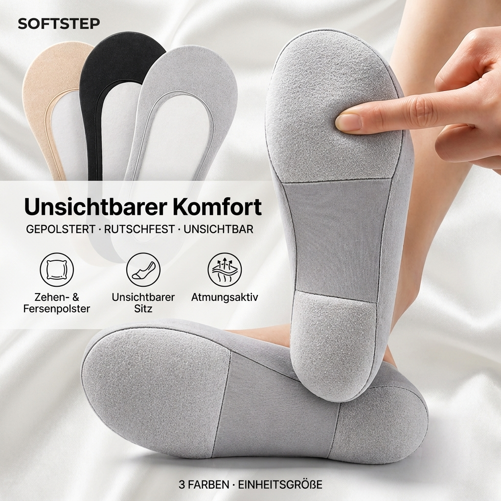 SoftStep Füßlinge – Unsichtbarer Komfort