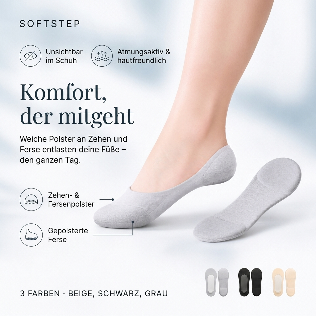 SoftStep Füßlinge – Komfort, der mitgeht